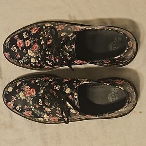 Womens Floral Dr. Martens
